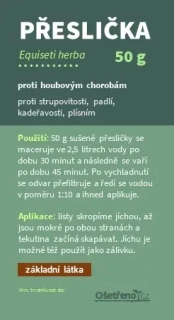 Přeslička sušená 50g - proti kadeřavosti, padlí, strupovitosti, plísním aj.